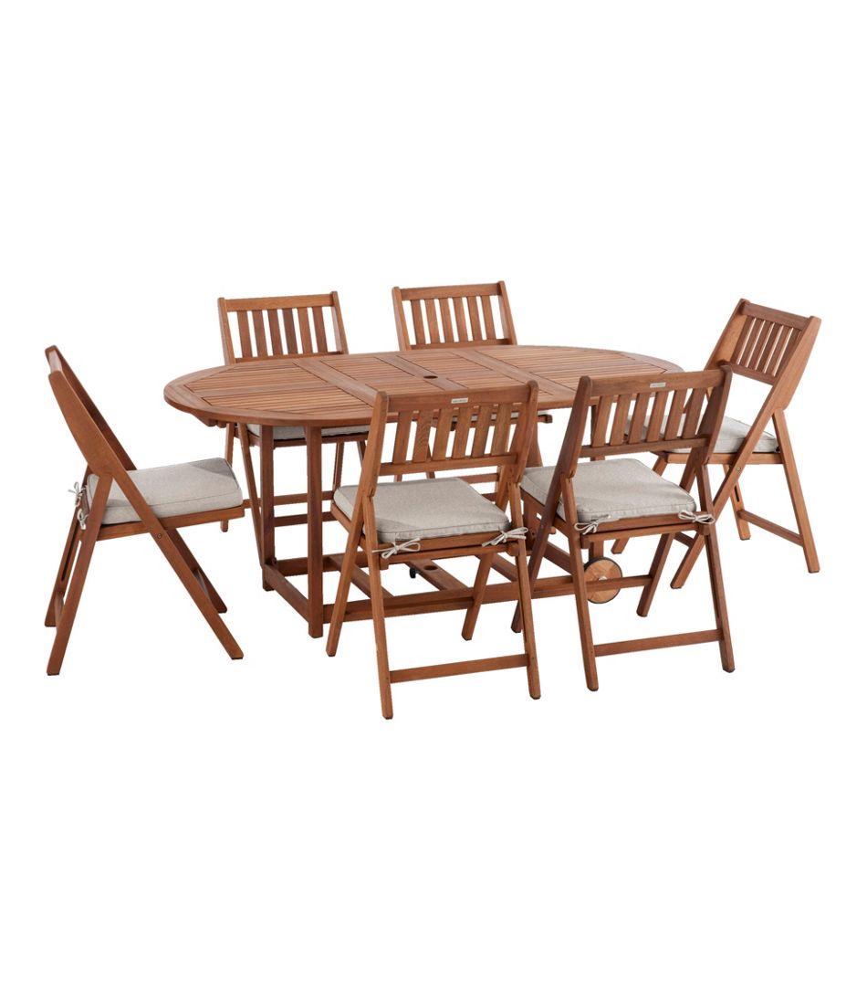 Eucalyptus Storage 7-Piece Dining Set | L.L.Bean Best Seller