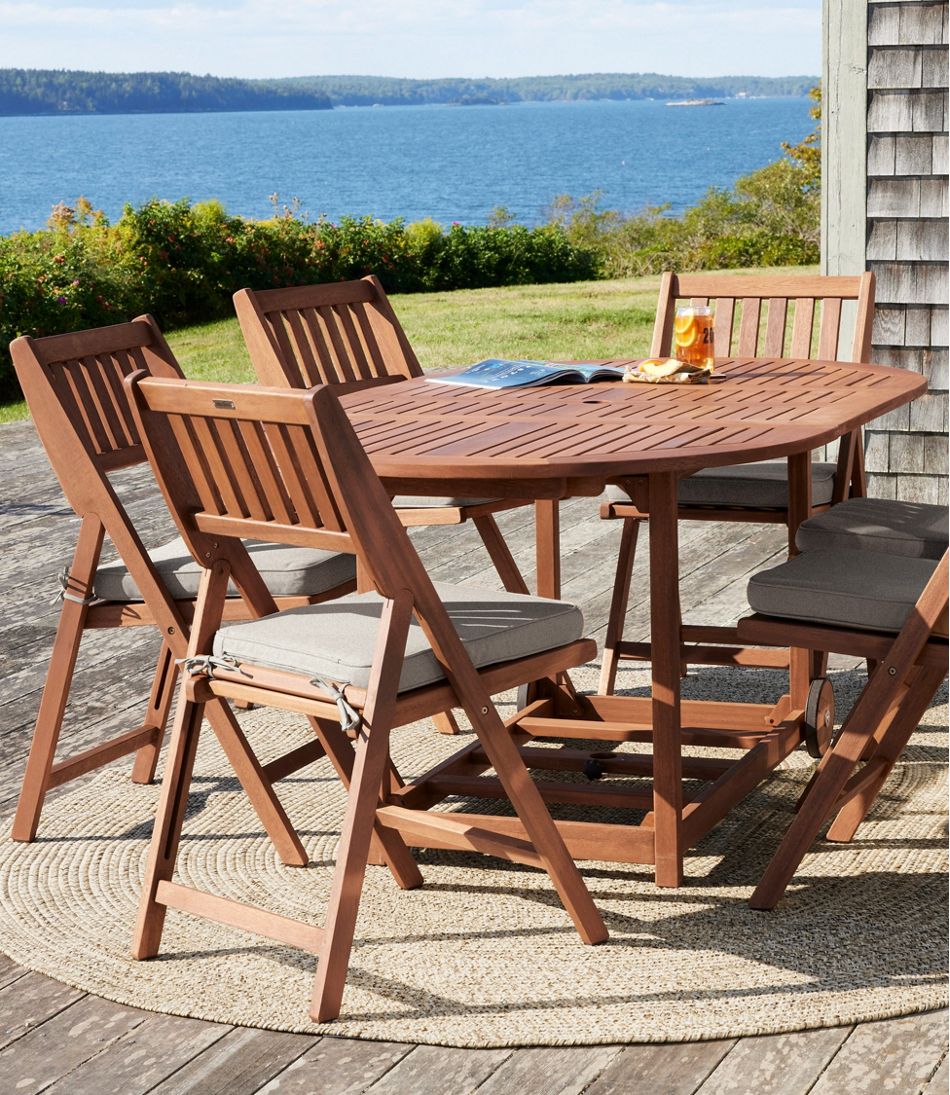 Eucalyptus Storage 7-Piece Dining Set | L.L.Bean Best Seller