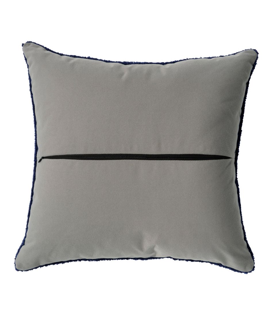Indoor/Outdoor Hooked Pillow, Buoys | L.L.Bean Recommended