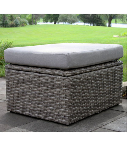Wicker Storage Sofa and Teak Coffee Table Set | L.L.Bean Featured