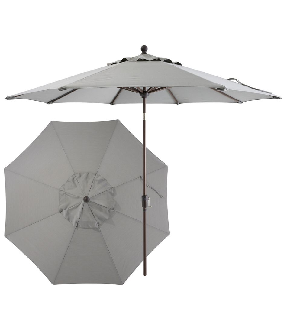 Weather-Resistant 9' Market Umbrella, Push Button | L.L.Bean Classic