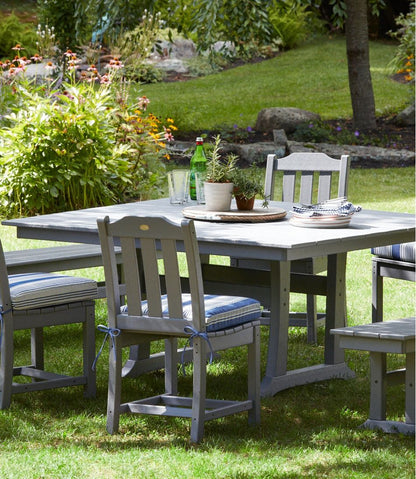 All-Weather Farmhouse Table, Square, 8-Person | L.L.Bean Everyday
