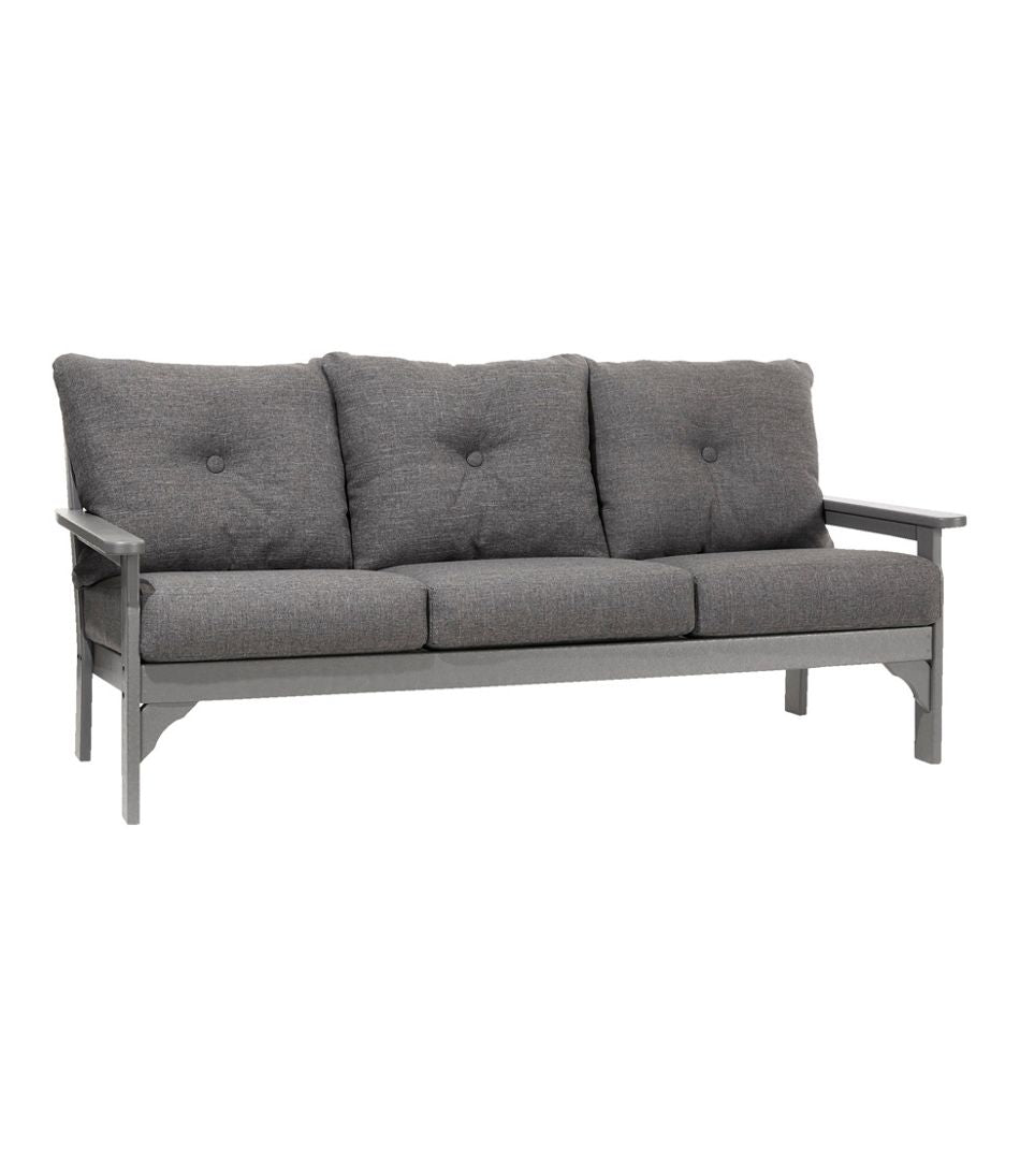 All-Weather Patio Sofa with Textured Cushion, Slate Gray | L.L.Bean Recommended