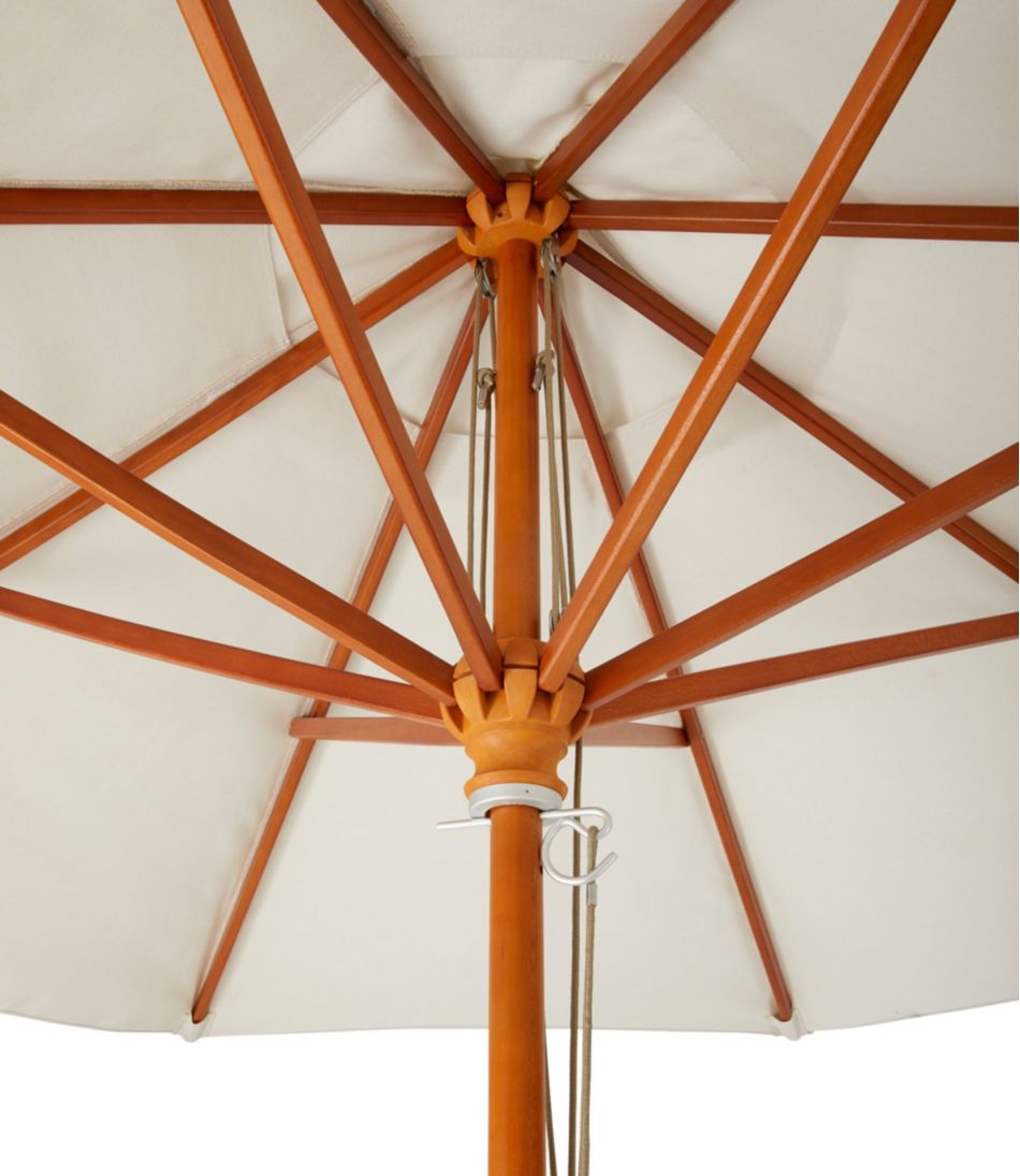 Sunbrella Market Umbrella, Wood | L.L.Bean Signature
