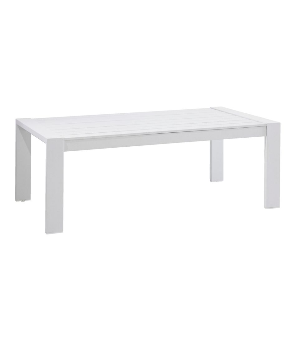 White Aluminum Deep Seating Coffee Table | L.L.Bean Best Seller