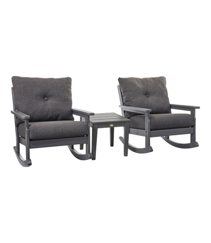 All-Weather Patio Rocker Set with Side Table, Slate Gray | L.L.Bean Exclusive