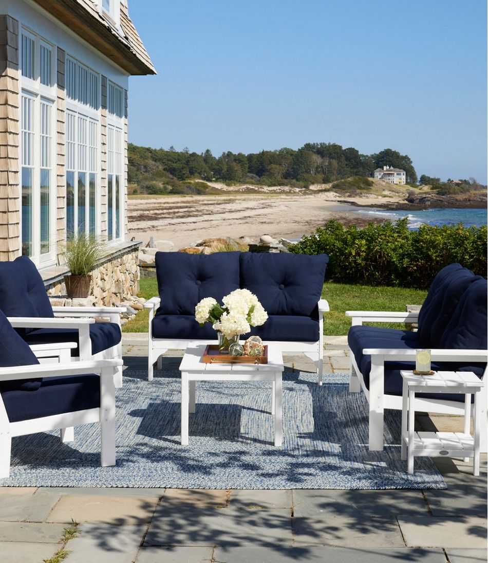 All-Weather Patio Sofa with Textured Cushions | L.L.Bean Essential