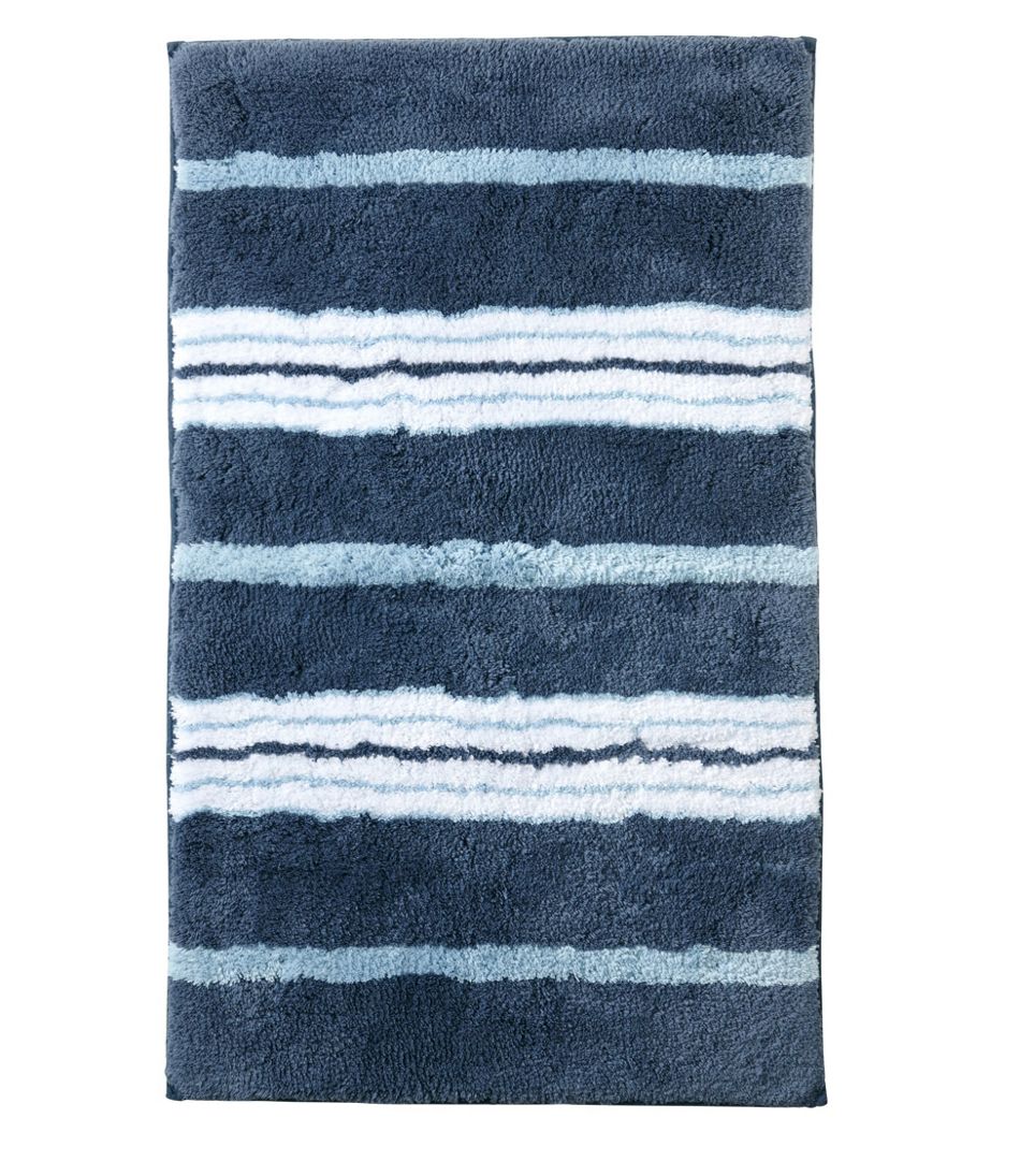 Premium Cotton Bath Mat, Multistripe | L.L.Bean Recommended