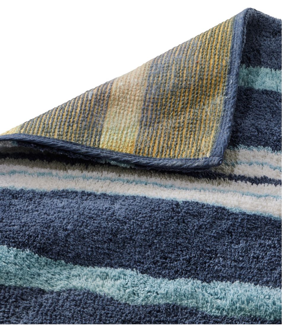 Premium Cotton Bath Mat, Multistripe | L.L.Bean Recommended