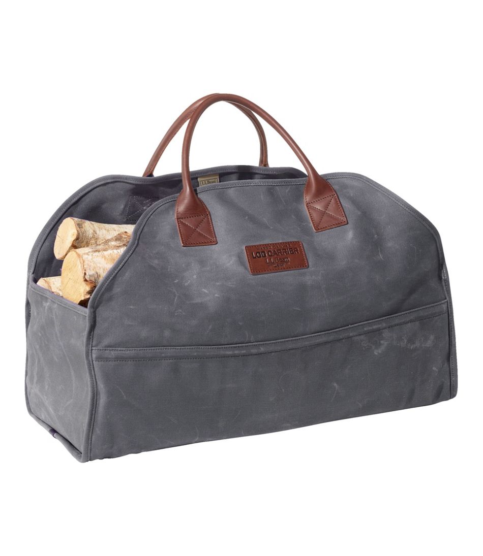 Waxed-Canvas Log Carrier | L.L.Bean Everyday