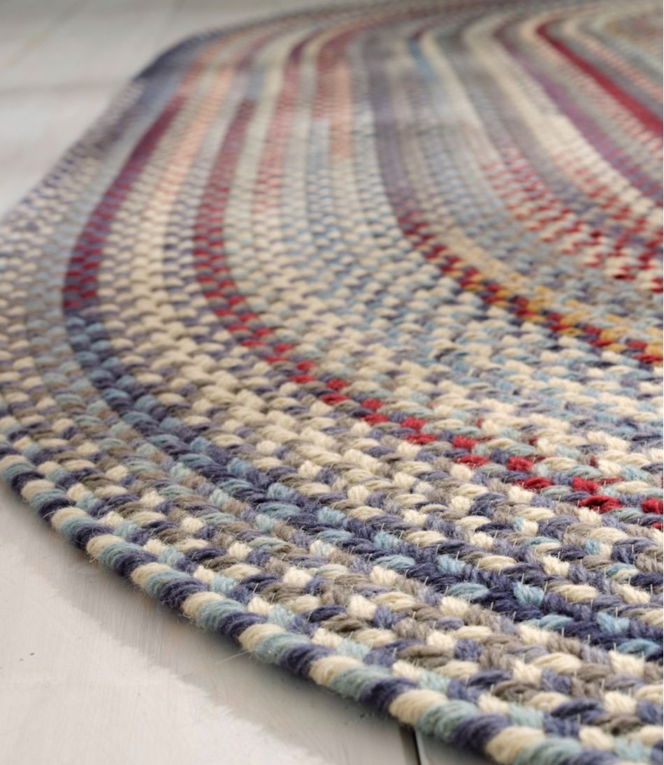 L.L.Bean Braided Wool Rug, Oval | L.L.Bean Exclusive