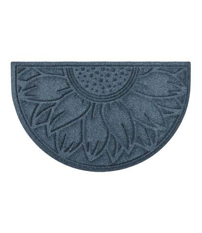Everyspace Recycled Waterhog Doormat, Half Round, Sunflower | L.L.Bean Value