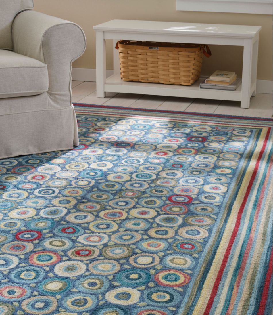 Bean's Wool Hooked Rug, Coins | L.L.Bean Popular