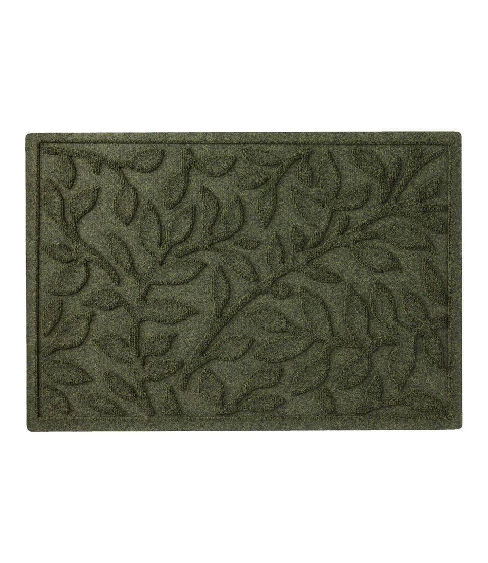 Heavyweight Recycled Waterhog Doormat, Woodland Leaf | L.L.Bean Exclusive