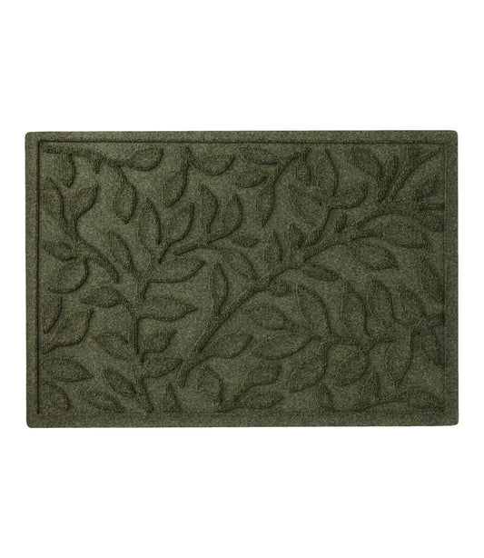 Heavyweight Recycled Waterhog Doormat, Woodland Leaf | L.L.Bean Exclusive