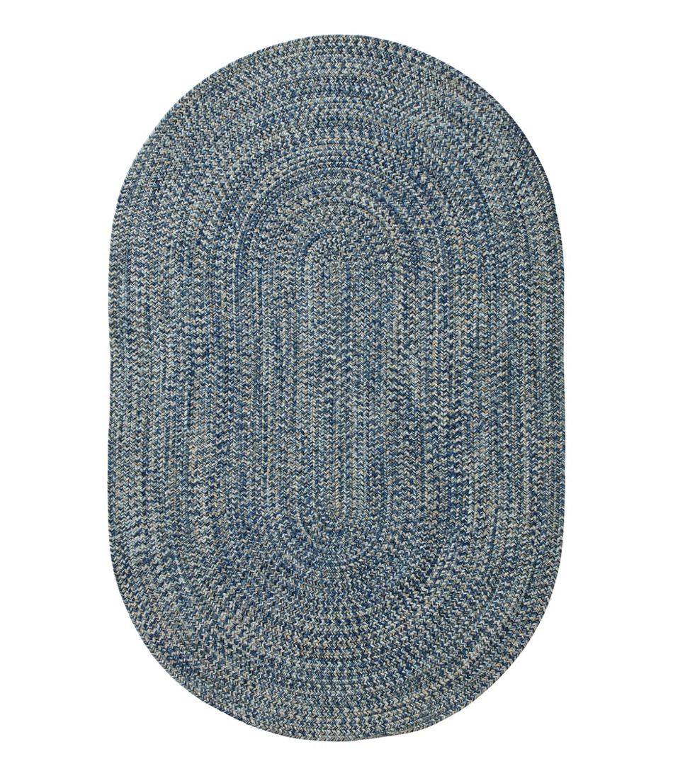 All-Weather Braided Rug, Concentric Pattern Oval | L.L.Bean Signature