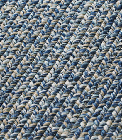 All-Weather Braided Rug, Concentric Pattern Rectangular | L.L.Bean Everyday