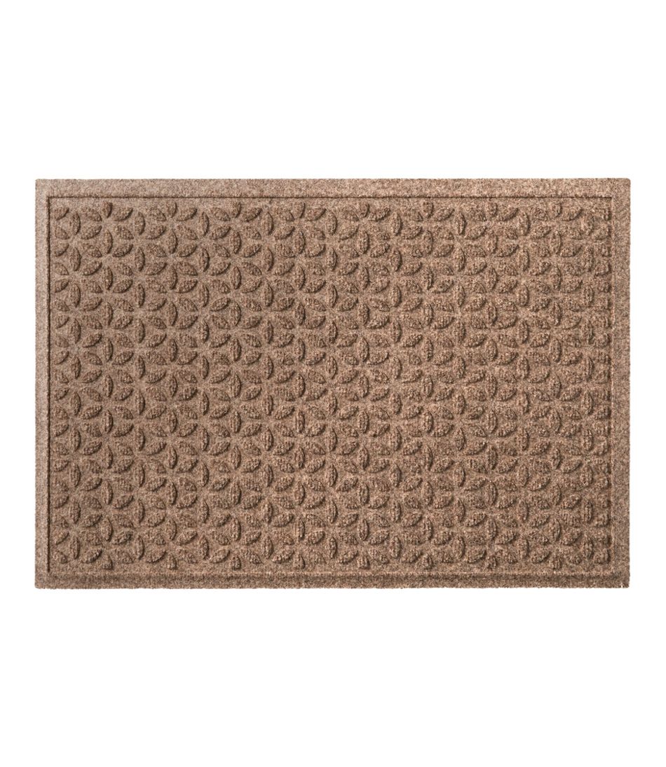 Heavyweight Recycled Waterhog Doormat, Blooming Circles | L.L.Bean Great Value