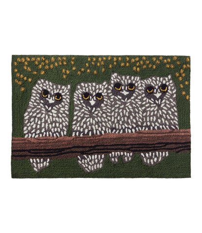 Indoor/Outdoor Vacationland Rug, Owls | L.L.Bean Exclusive