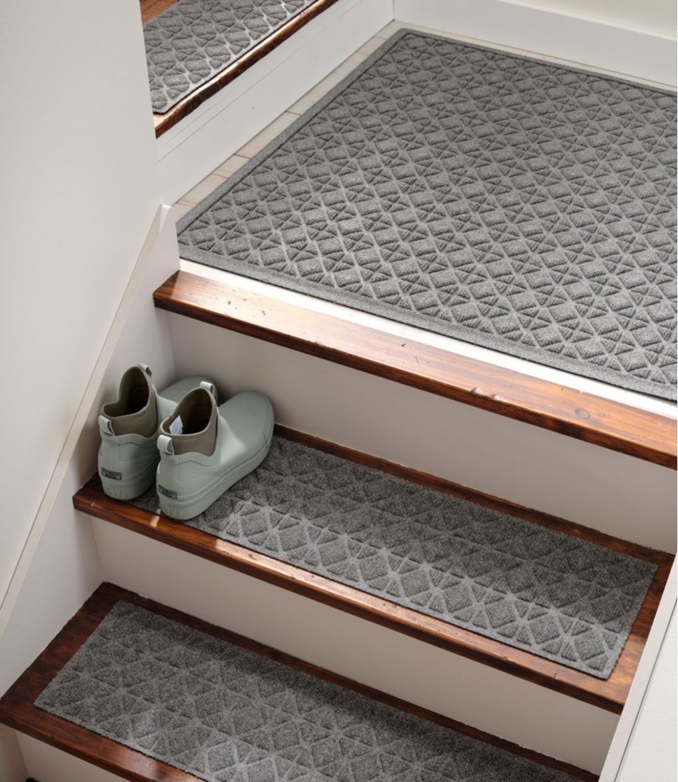 Everyspace Recycled Waterhog Mat, Stair Treads, Set of Four, Tiles | L.L.Bean Classic