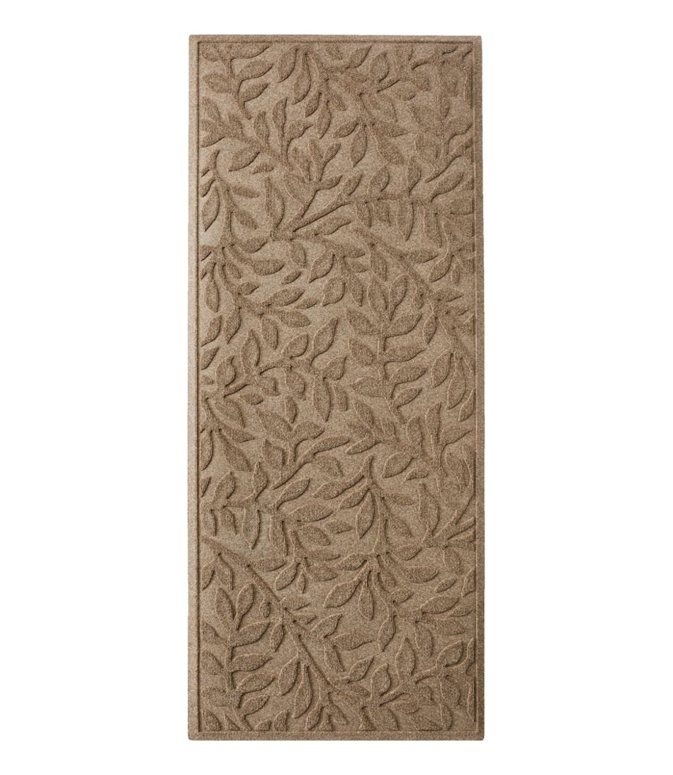 Heavyweight Recycled Waterhog Mat Runner, Woodland Leaf | L.L.Bean Essential