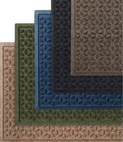 Heavyweight Recycled Waterhog Mat Runner, Blooming Circles | L.L.Bean Great Value