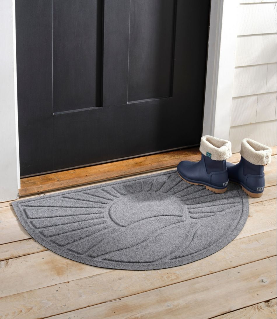 Everyspace Recycled Waterhog Doormat, Half Round, Sunrise | L.L.Bean Featured
