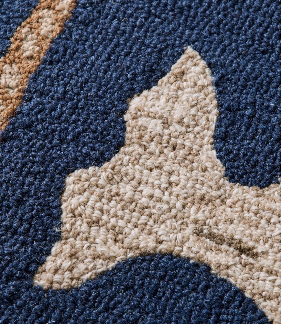 Wool Hooked Novelty Rug, Whale | L.L.Bean Classic