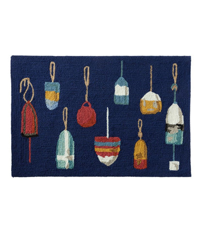 Indoor/Outdoor Vacationland Rug, Buoys | L.L.Bean Essential