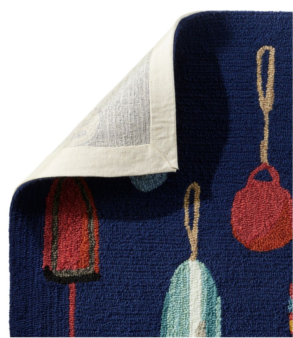 Indoor/Outdoor Vacationland Rug, Buoys | L.L.Bean Essential