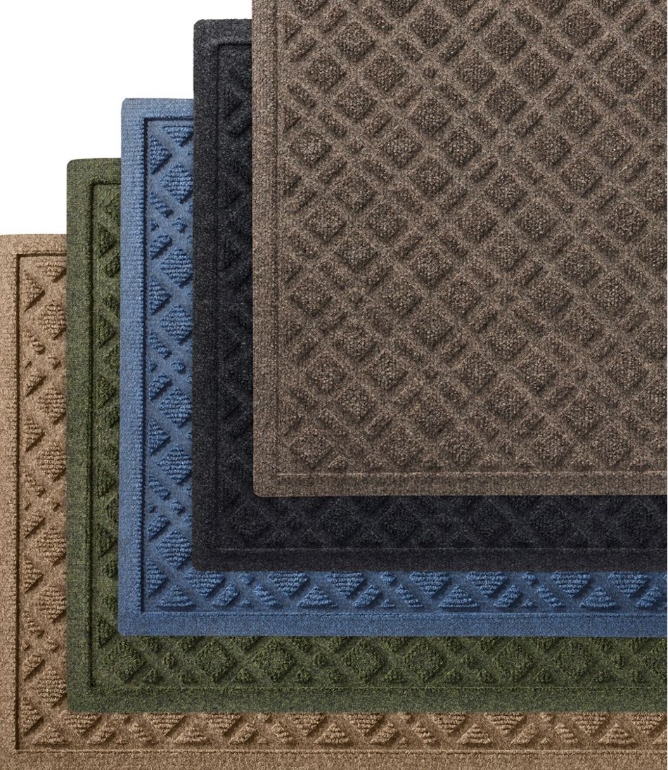 Heavyweight Recycled Waterhog Doormat, Plaid | L.L.Bean Value