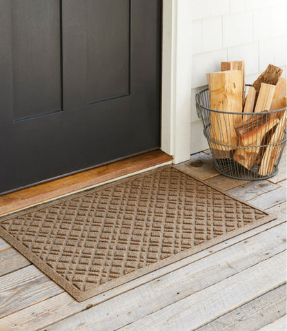 Heavyweight Recycled Waterhog Doormat, Plaid | L.L.Bean Value