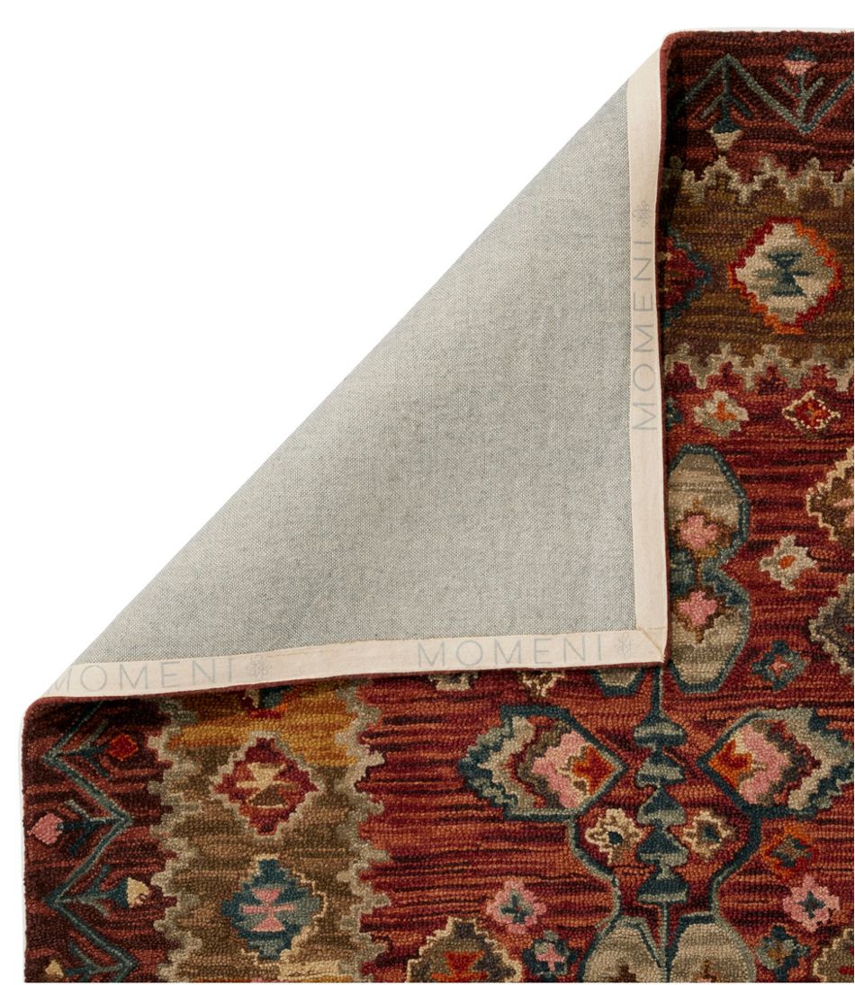 Double Border Wool Hooked Rug, Sienna Multi | L.L.Bean Exclusive