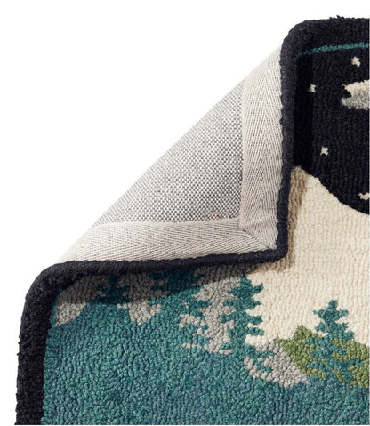Wool Hooked Novelty Rug, Winter Woods | L.L.Bean Essential