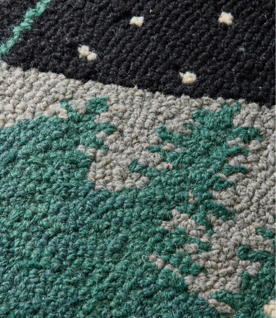 Wool Hooked Novelty Rug, Winter Woods | L.L.Bean Essential