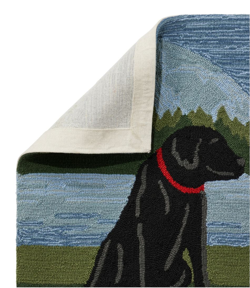 Indoor/Outdoor Vacationland Rug, Mountain Dogs | L.L.Bean Everyday