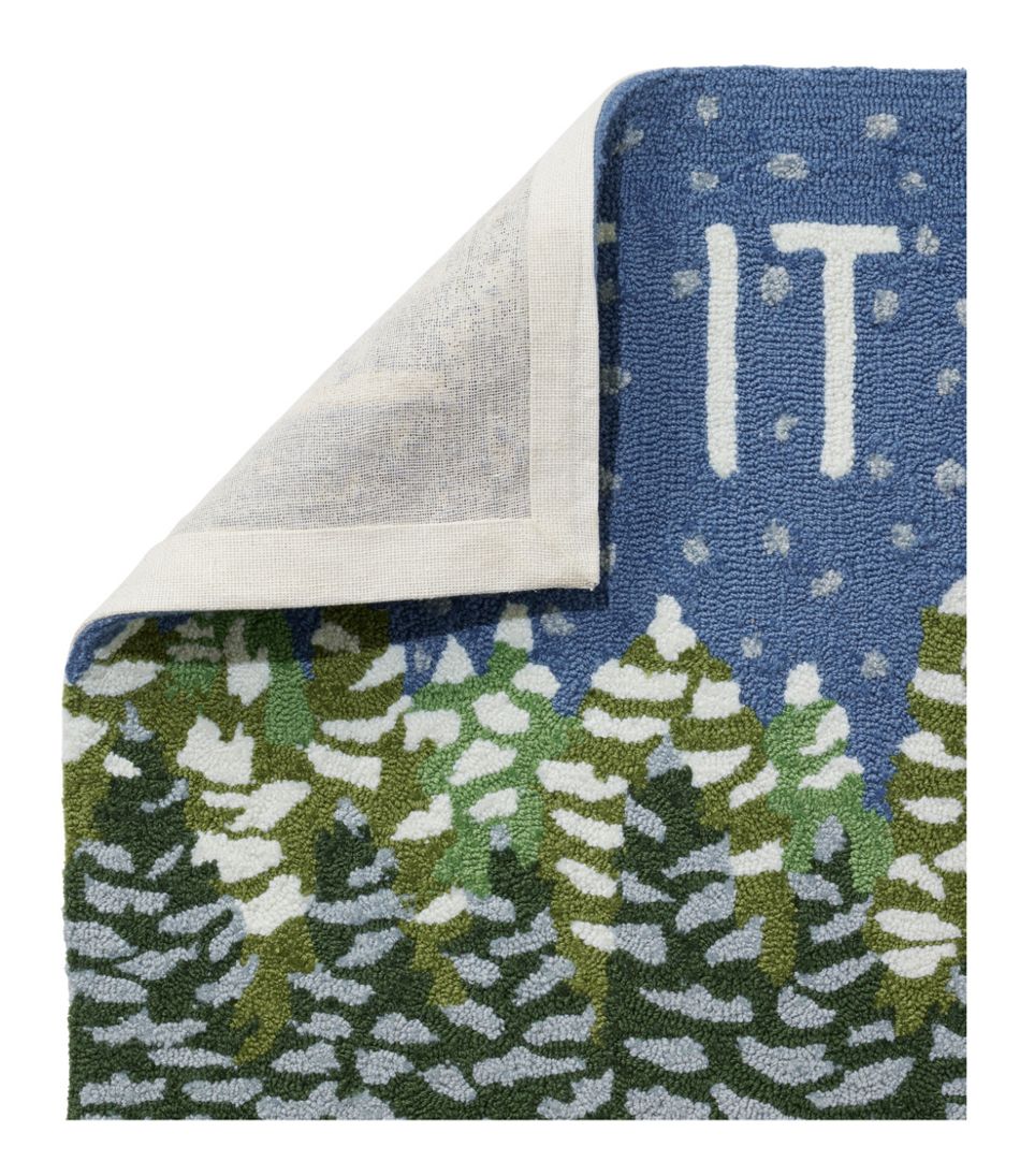 Indoor/Outdoor Vacationland Runner, Frosted Trees | L.L.Bean Recommended