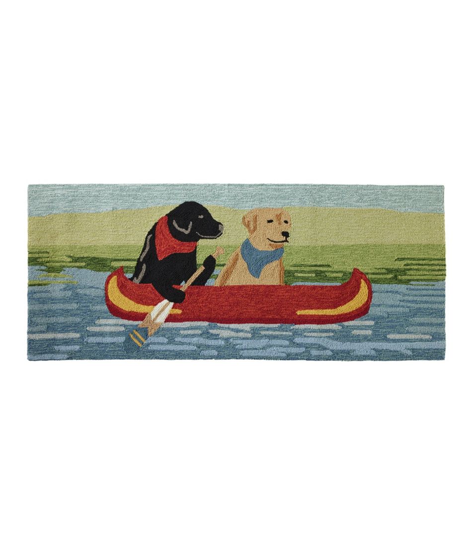 Indoor/Outdoor Vacationland Runner, Dog Canoe | L.L.Bean Exclusive