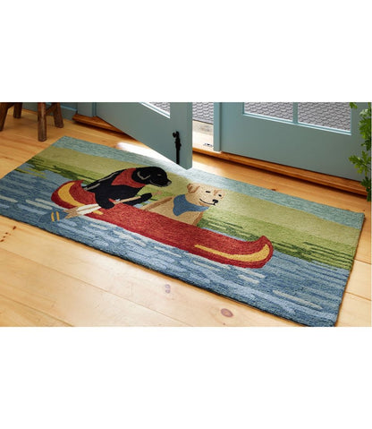 Indoor/Outdoor Vacationland Runner, Dog Canoe | L.L.Bean Exclusive