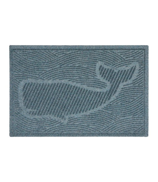 Everyspace Recycled Waterhog Doormat, Swimming Whale | L.L.Bean Essential