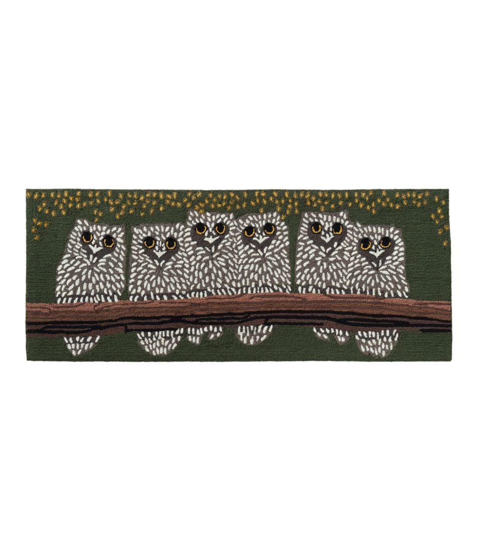 Indoor/Outdoor Vacationland Runner, Owls | L.L.Bean Value