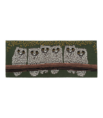 Indoor/Outdoor Vacationland Runner, Owls | L.L.Bean Value