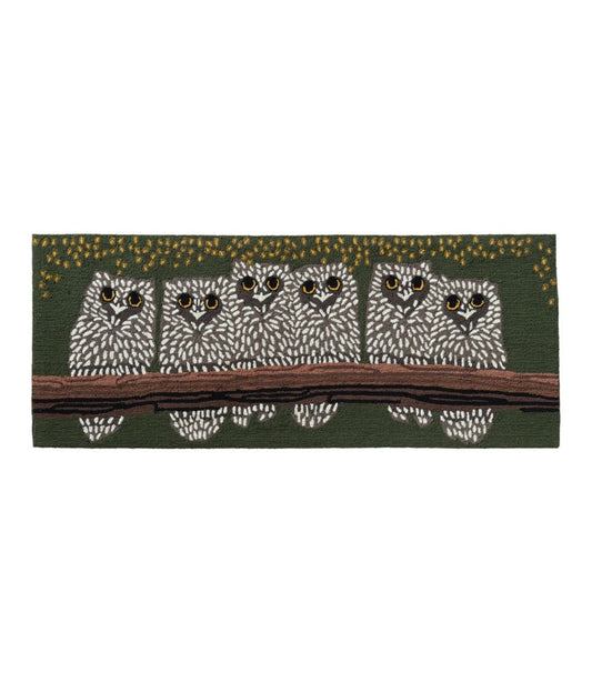 Indoor/Outdoor Vacationland Runner, Owls | L.L.Bean Value