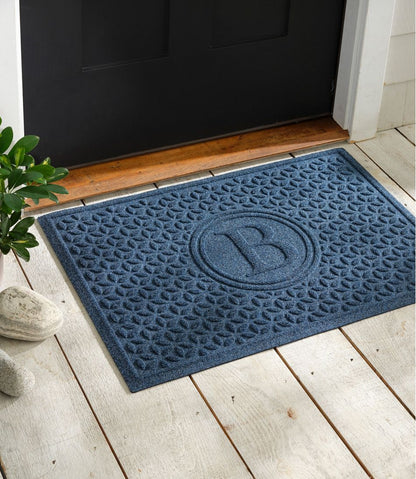 Heavyweight Recycled Waterhog Doormat, Blooming Circles, Personalized | L.L.Bean Featured
