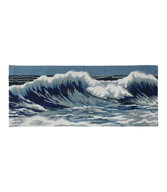 Indoor/Outdoor Vacationland Runner, Ocean Waves | L.L.Bean Signature