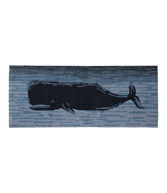 Indoor/Outdoor Vacationland Runner, Coastal Whale | L.L.Bean Classic