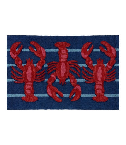 Indoor/Outdoor Vacationland Rug, Lobsters | L.L.Bean Essential