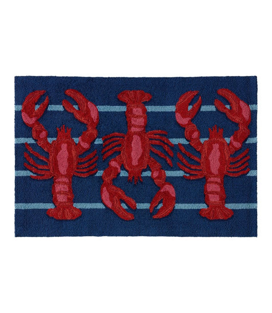 Indoor/Outdoor Vacationland Rug, Lobsters | L.L.Bean Essential