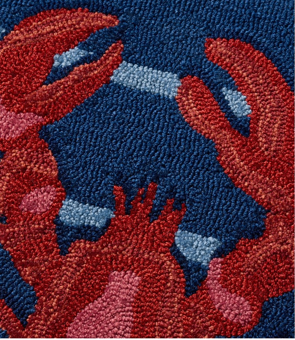 Indoor/Outdoor Vacationland Rug, Lobsters | L.L.Bean Essential