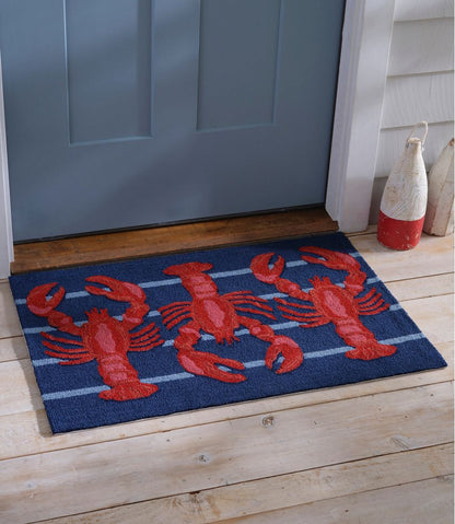 Indoor/Outdoor Vacationland Rug, Lobsters | L.L.Bean Essential